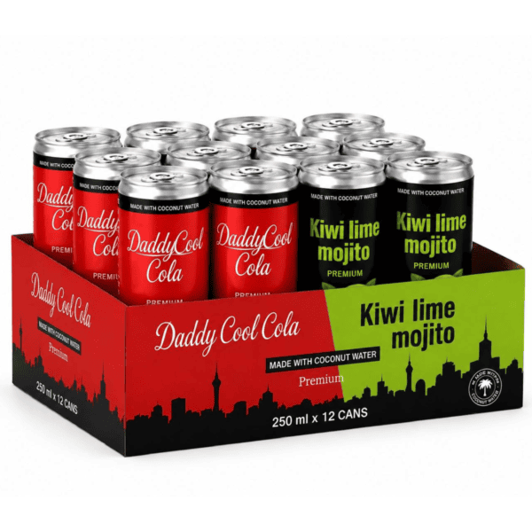 Mixed 12 Pack – Daddy Cool Cola & Kiwi Lime Mojito