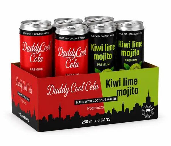 Mixed 6 Pack – Daddy Cool Cola & Kiwi Lime Mojito