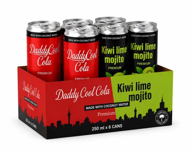 Mixed 6 Pack – Daddy Cool Cola & Kiwi Lime Mojito
